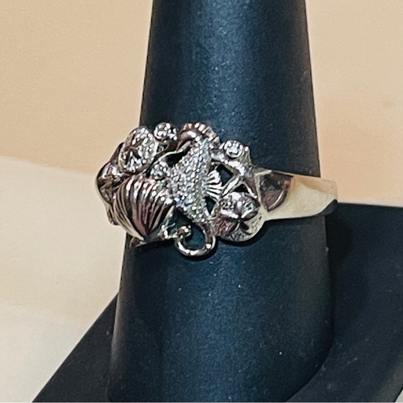 ⚓️Gorgeous 925 Sterling Silver Ross & Simons “Ocean” Ring! - Picture 3 of 16